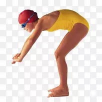 游泳帽运动护目镜摄影-游泳