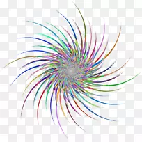 电脑图标漩涡剪贴画.彩色
