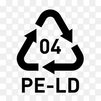 回收符号聚氯乙烯树脂识别代码塑料袋