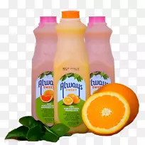 橙汁软饮料柠檬汁
