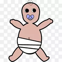 婴儿卡通画夹艺术.奶嘴