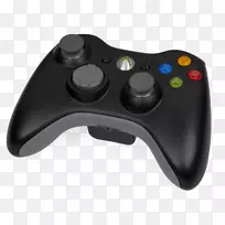 Xbox 360控制器黑色Xbox 1控制器游戏控制器-操纵杆