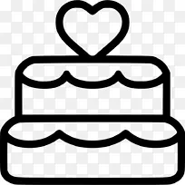 结婚蛋糕生日蛋糕电脑图标松饼-婚礼蛋糕