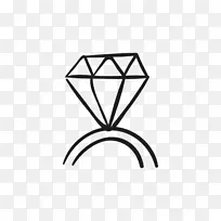 钻石切割宝石戒指珠宝.钻石