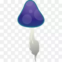 真菌蘑菇-紫