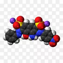 酰胺黑10b酰胺分子染色填充模型-分子