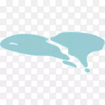 蓝色泰尔桌面壁纸电脑夹艺术撕破