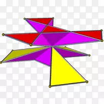 三角形紫色区域洋红-棱镜