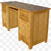 桌子，家具，书桌，橱柜，抽屉-橡木