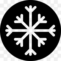 雪花计算机图标符号-雪花