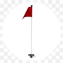 高尔夫球杆坪高尔夫球场旗-高尔夫
