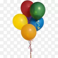 气球生日蛋糕夹艺术-气球