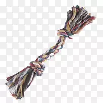 紫色绳色玩具骨绳
