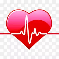 健康心脏心血管疾病剪贴术-心电图
