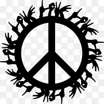 和平符号剪贴画-和平