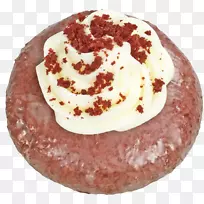 结婚蛋糕甜甜圈红天鹅绒蛋糕丹麦糕点食品-红色天鹅绒