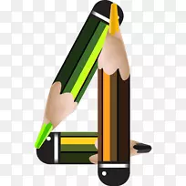 Youtube铅笔回形针艺术-铅笔