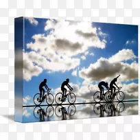 自行车画廊包帆布桌面壁纸-终点线