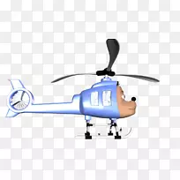 直升机旋翼飞机音响效果旋翼机直升机