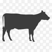 牛、牲畜、坚果、剪贴画-牛
