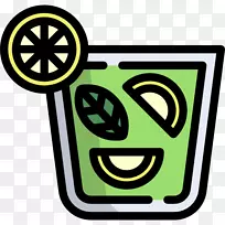 莫吉托果汁电脑图标鸡尾酒食品-莫吉托