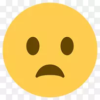 表情符号皱眉表情文字短信哭泣表情符号