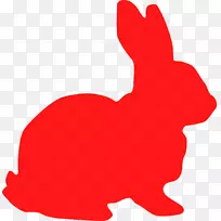 复活节兔子兔夹艺术-兔子