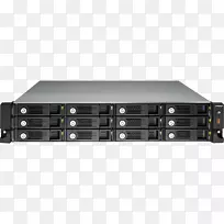 网络存储系统QNAP系统公司数据存储串行ata iSCSI-齿条