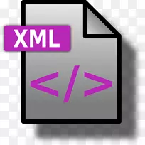 计算机图标xml剪辑art-txt文件