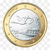 芬兰1欧元硬币-欧元