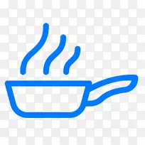 电脑图标法式炸薯条煎锅烹饪锅