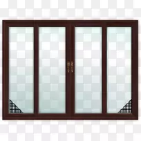 窗户百叶窗和窗帘滑动玻璃门彩色玻璃.窗户