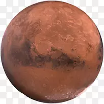火星撞击陨石坑的地球大气-行星