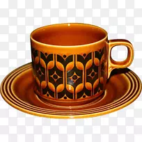 黄海咖啡杯碟陶瓷碟