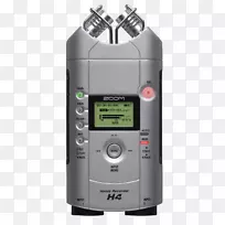 传声器数字音频变焦h4n手提录音机公司变焦h4手提录音机