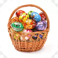 复活节兔子寻找复活节篮子-复活节彩蛋