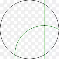 圆心角弧点-水平线