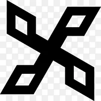 符号Shuriken剪贴画.标志