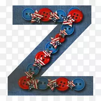 数字剪贴簿字母按钮.字母z