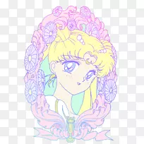 水手月亮画水手金星水手火星艺术水手月亮