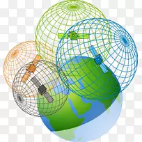 gps导航系统卫星三角网全球定位系统.比尔门