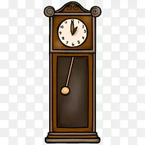 时钟敲响了一声：一个讲述时间的故事，山核桃码头剪辑艺术钟。