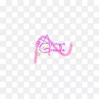 紫红色紫色标志桌面壁纸-Ariana Grande