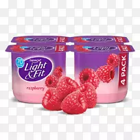 草莓食品冷冻酸奶营养标签-覆盆子