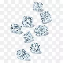 钻石切割，钻石透明，钻石颜色，蒂芙尼&公司。-钻石