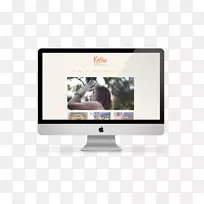 网页设计平面设计师设计工作室-iMac