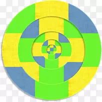 纺织圆-绿色圆