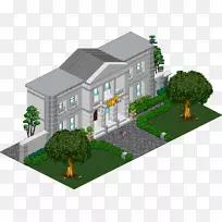 住宅建筑、房地产建筑、住宅小区-晚上好