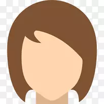 脸颊、眉毛、面部表情、额头、鼻子、女性头发