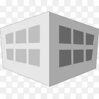 建筑绘图夹艺术-办公大楼